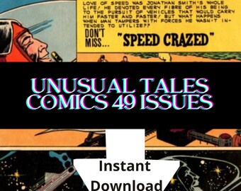Unusual Tales Sci Fi Comics 49 Issues Digital Download