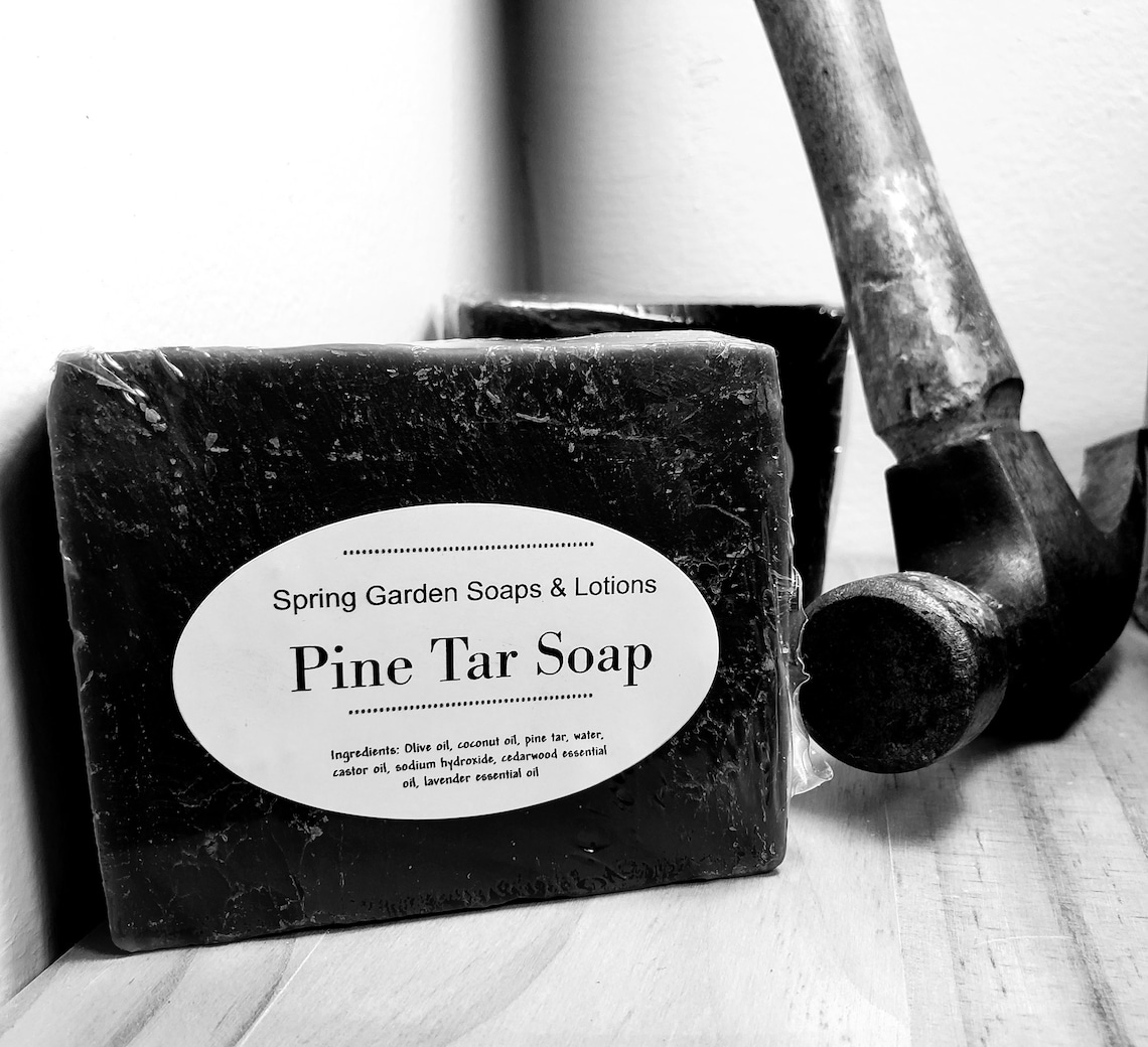 Pine Tar Soap 100 Natural Etsy