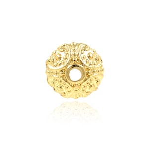 18K Gold Filled  Spacer Beads, Large Hole Beads, Micropavé CZ Cylindrical Barrel Beads, DIY Jewelry Accessories，10x4mm