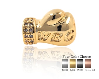 Sport Boxe Gant Charme Spacer Perles BRICOLAGE Fabrication pour Bracelet Bijoux Résultats 13x9mm 1Pcs