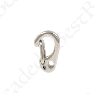Silver Stainless Steel Lobster Clasps,Unique Shrimp Style Lobster Clasp,Lobster  Findings,DIY Jewelry Making Supply 6.5x11x3.6mm