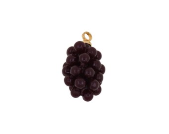 Trendy Grape Pendant Beads with Multicolor Cluster Charms for DIY Handmade Necklace Bracelet Set