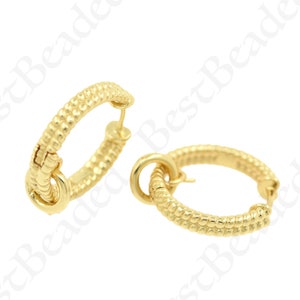 Dainty  Hoop Earring,Perfect Minimalist Look,Round Earrings,Gift for her 24x7.5mm
