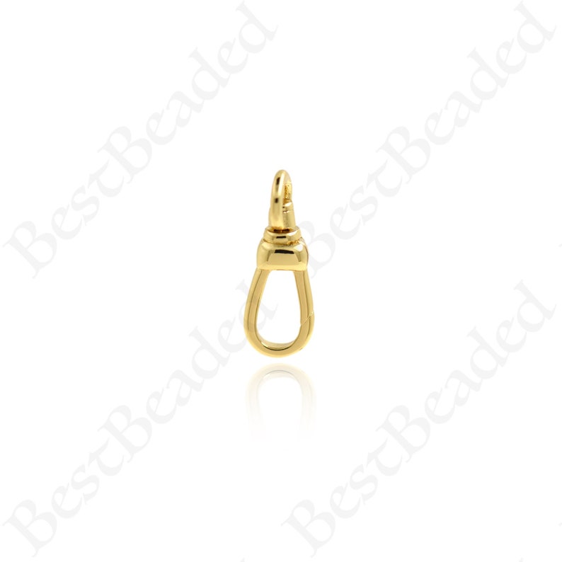 18K Gold Filled Swivel Lobster Clasp,Personalized Jewelry Trigger Clasp 17x6mm Gold
