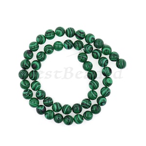 Malachit Lose Perlen, voller Strang grün Stein Perlen, Edelstein Armband Abstandshalter, DIY Schmuck Erkenntnisse 1Str