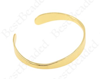 18K Gold Filled Delicate Bangle,Simple Bracelet,Bohemian Bracelet,DIY Jewelry Making Supplies  61x9mm