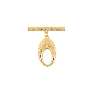 Gold Filled Toggle Clasp,Round Brass OT Clasp,Original DIY Jewelry Clasp 35x33.5mm