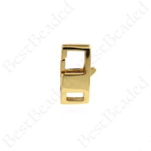 Lock Charm, 18K Gold Filled Carabiner, Lock Clasp, Bracelet Clasp, Jewelry Clasp,Necklace Clasp, DIY Jewelry Making Supplies