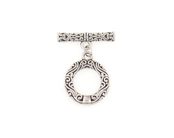 Gold Filled Toggle Clasp,Round Brass OT Clasp,Original DIY Jewelry Clasp   32x25mm