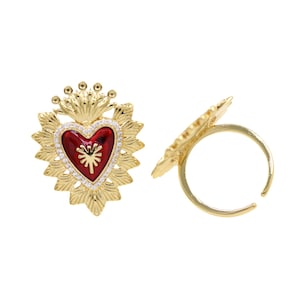 Love Ring, Queen Love Ring, Wealth Charm, Fashion Ring, Crown Love Ring,Unique Double Halo Ring,Anniversary Gift Ring,29.5x24.5mm