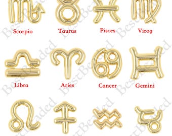 Personalized Constellation Necklace Pendant,Gold Plated Constellation Pendant Charm,Unique Jewelry Gift for Her 22x16.5mm