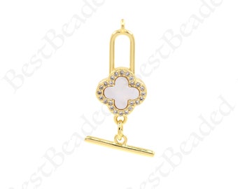Gold Filled Toggle Clasp,Bracelet/Necklace Jewelry Clasp,DIY Handmade Supplies 24x16mm