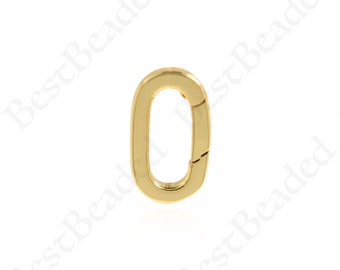 Speciale sluiting, sieraden sluiting, karabijnhaak, 18K goud gevulde kreeft sluiting, armband sluiting, ketting sluiting, diy sieraden maken benodigdheden