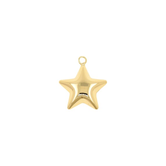 ア*ラ様 K18 gold-plated Star Pendant 18K Real Gold Plated Star Charm,gold Small Star Pendant,star