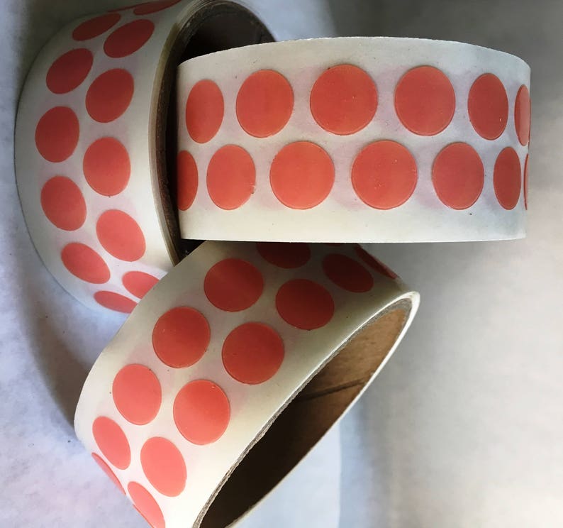 DoubleSided Adhesive Dots 250 Dots per Roll Etsy