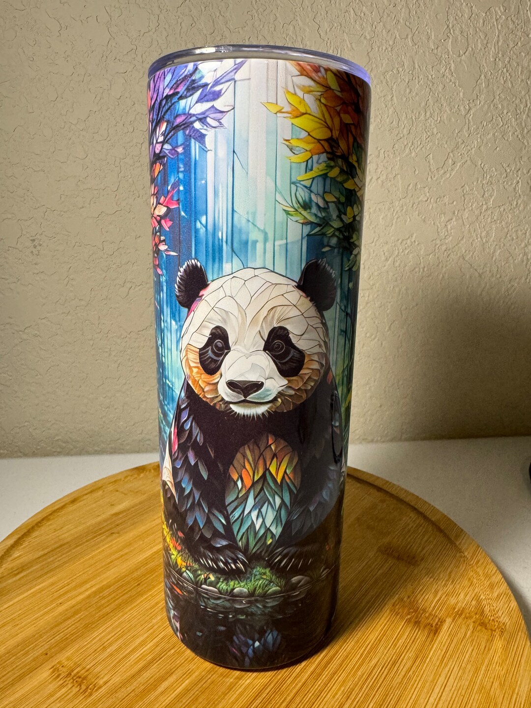 Colorful Panda Tumbler 20 Oz - Etsy