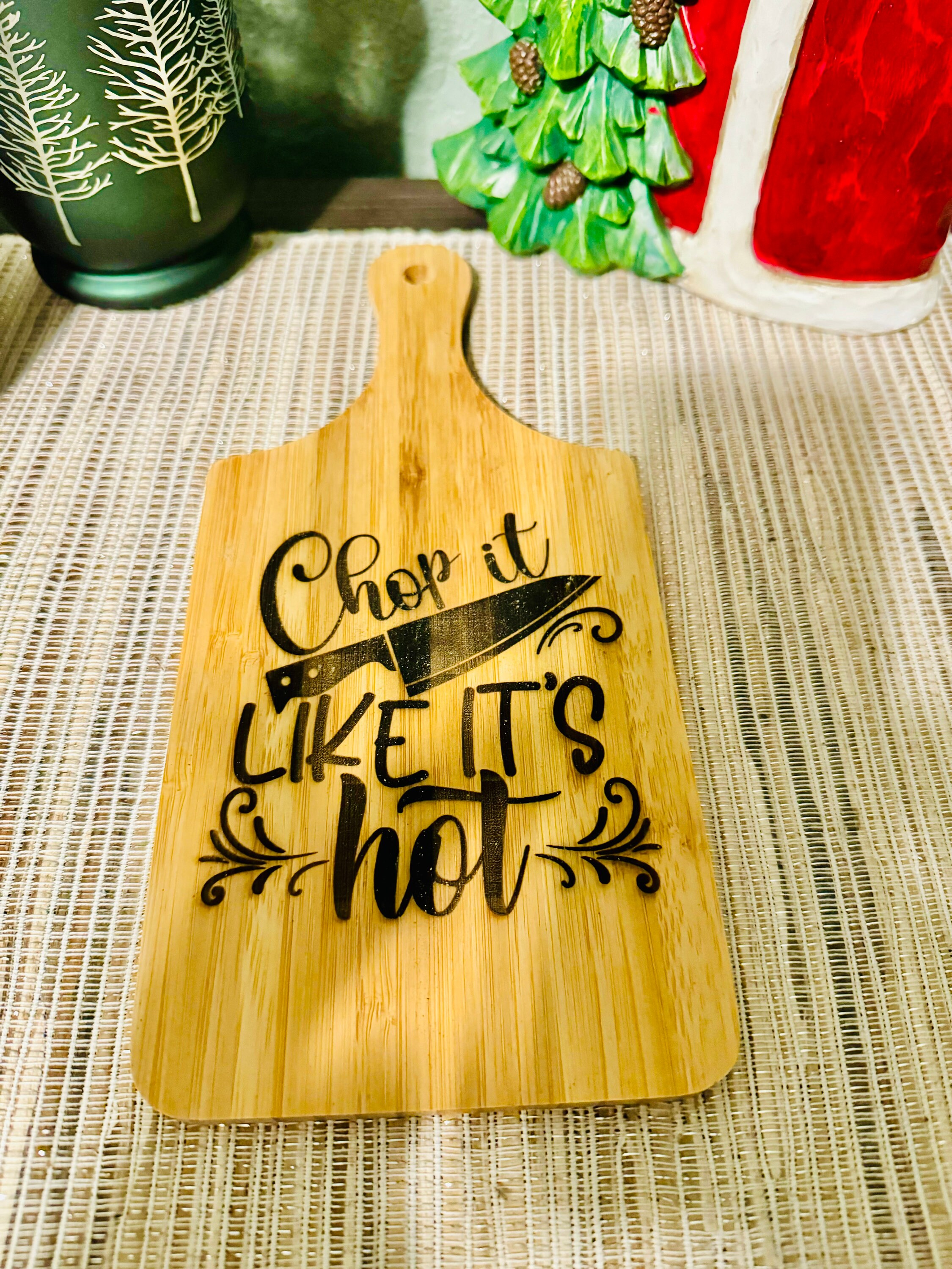 Chop It Like It's Hot Mini Cutting Board - Queen B Home