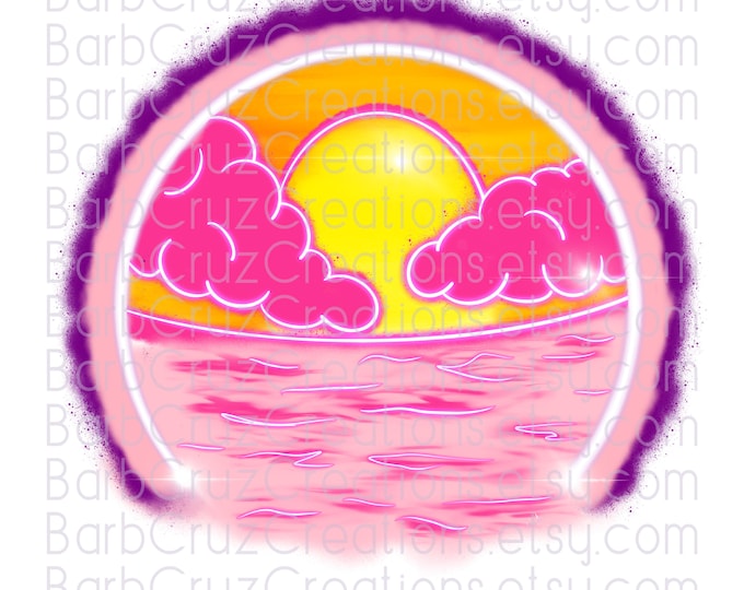 pink, airbrush tropical beach, customize png, tropical beach digital image, sublimation designs, digital downloads, clipart, beach