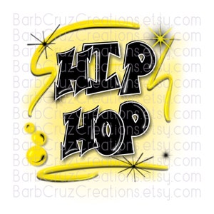 airbrush png, Brick Wall, Hip Hop, Dance, backdrop, clipart, graffiti png, sublimation design, digital downloads, yellow, background, shirt