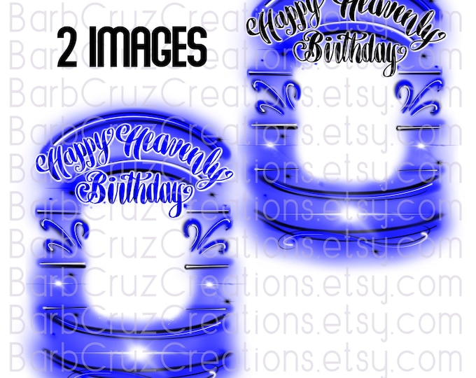 Airbrush png, Celebration, Background, In loving Memory of, Memorial Shirt, RIP, Airbrush Frame, Custom memorial shirt, Blue, black