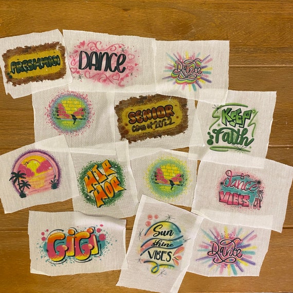Individual Graffiti Letter Stickers –