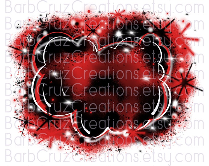 Airbrush Background, Sublimation Designs, Digital Downloads, png, jpg, backdrop, red, black, white