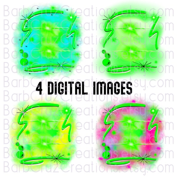 Airbrush Background, Lime Green, Digital Backgrounds, digital images, Clipart, pngs, sublimation designs, digital download, tshirt design