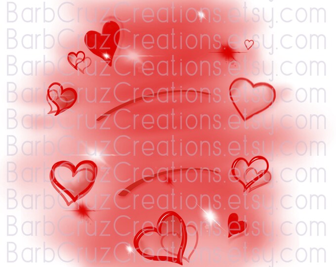 Airbrush png, Red Hearts, Background, Valentine's Day, 80's, 90's, Vintage, Retro, sublimation designs, digital downloads, tshirt designs