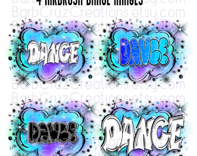 Airbrush png, Hip Hop Dance, Teal, Airbrush Background, Purple, Blue, Green, Sublimation Designs, retro old school 90's graffiti design