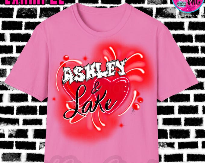 Always and Forever, airbrush png, pink & red hearts, sublimation transfer, digital download, clipart, sublimation, love, Valentine's Day