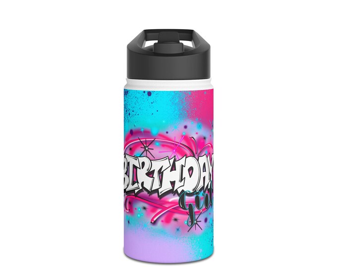 Birthday Girl, Tumbler, Drink Bottle Stainless Steel Water Bottle, Standard Lid, Sports Drink Bottle