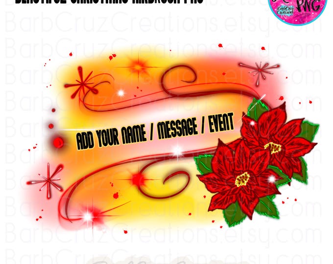 Airbrush, Merry Christmas, Graffiti, Holidays, Sublimation Design, Digital Download, png, clipart, Christmas Shirt Design