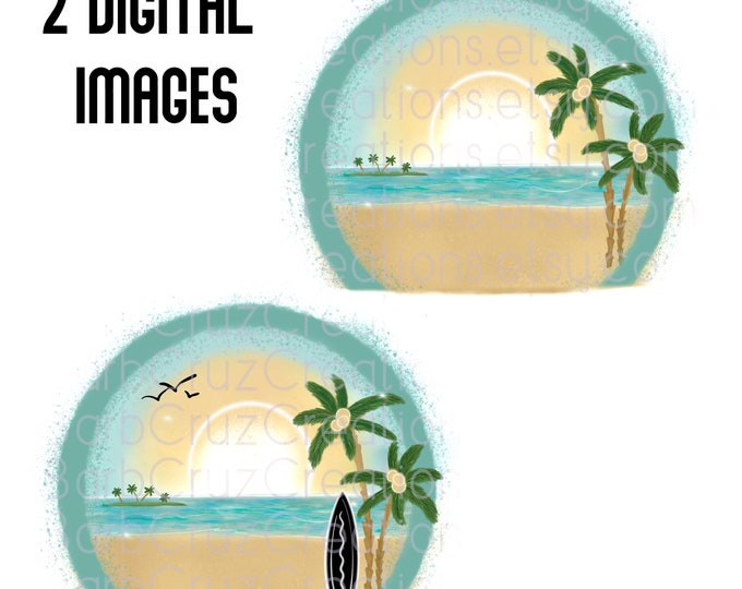 Airbrush png, Beach, Ocean, Tropical, Airbrush Beach Splatter Paint, Clipart, Digital Downloads, Sublimation Designs, Illustrations, Summer
