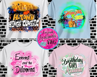 Airbrushed T-shirts / Bulk Custom Apparel / Hip Hop Style Graffiti Shirts, 80's, 90's, Custom Airbrush, Spray Paint, 90's Old School Shirts
