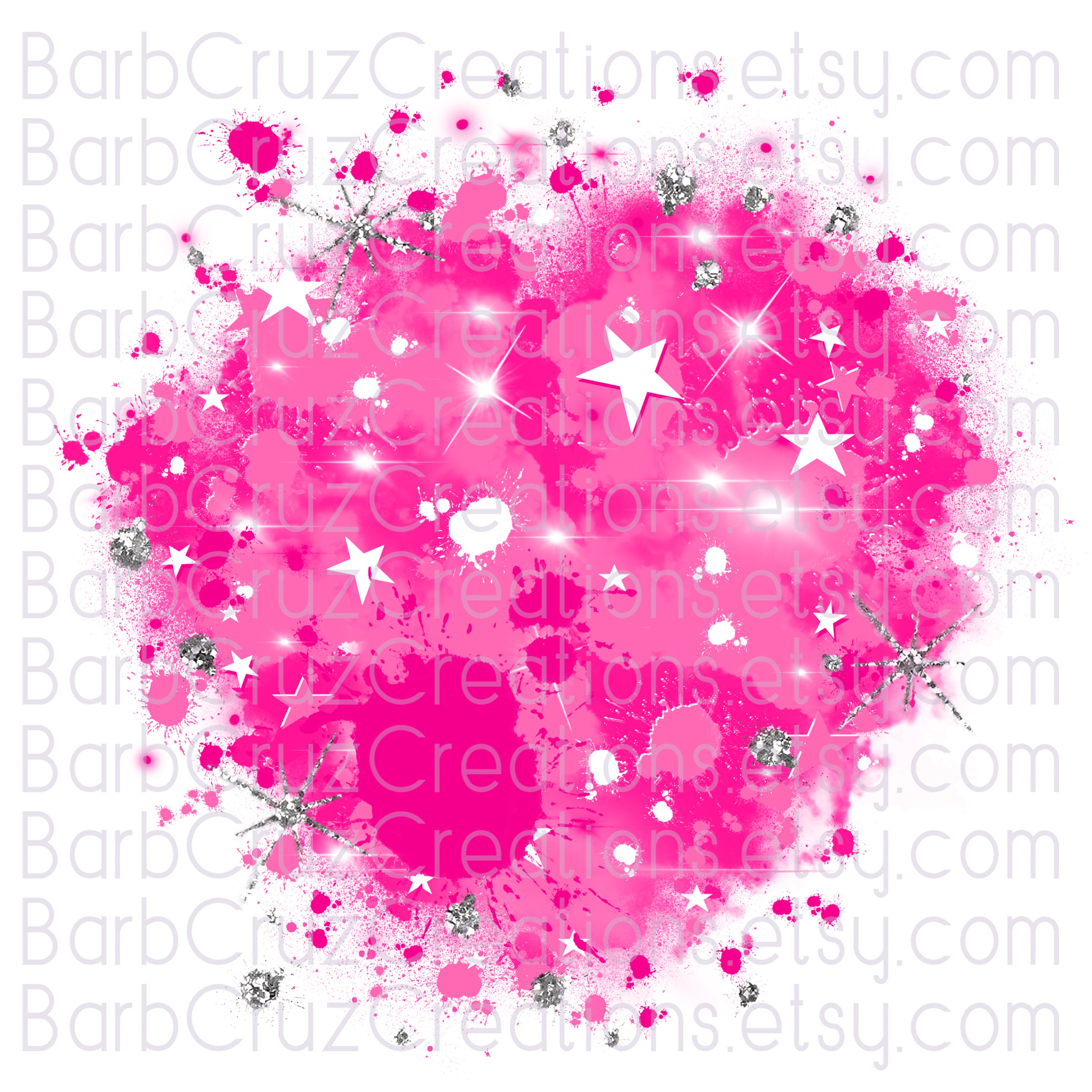 Iridescent Pink Transparent Assorted Shape Glitter, Pick Your