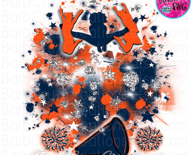 Airbrush png, orange star burst, airbrush background, Digital Airbrush, sublimation designs, digital airbrush, shirt transfer, black, blue
