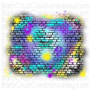 Airbrush png, Colorful Brick Wall, Airbrush Backgrounds, Hip Hop, Dance, retro, vintage, sublimation designs, graffiti wall, dance shirt png