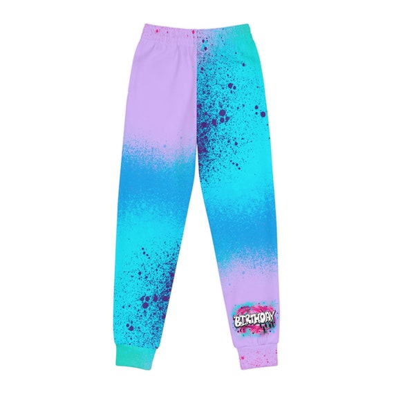 Airbrush Apparel Birthday Girl Sweatpants Youth Joggers AOP Back to School Etsy