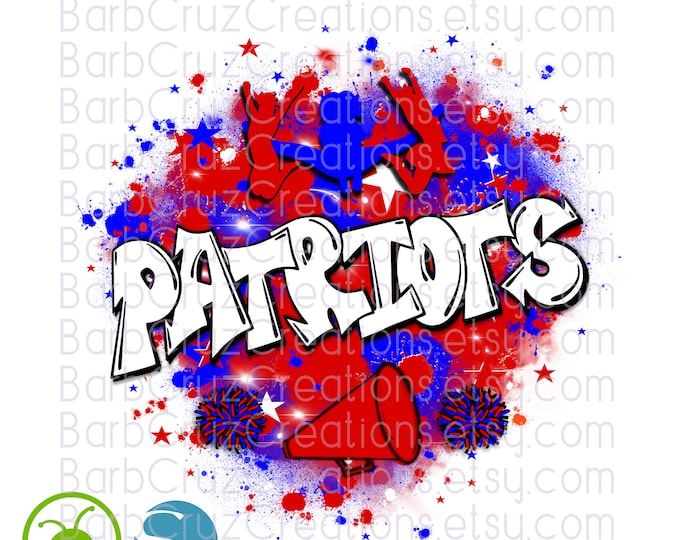 Red, White, Blue, Cheerleader, designs, Cheer, png, jpg, Sports Team, Airbrush, Cheer Airbrush, Sublimation Design, red, blue, white