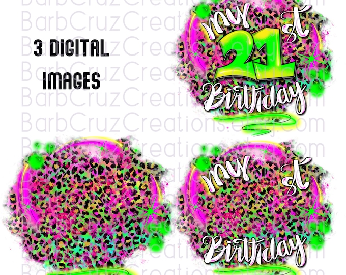 Airbrush png, pink, birthday, Colorful Leopard Print, Background, Sublimation Designs, png, Leopard Print Designs