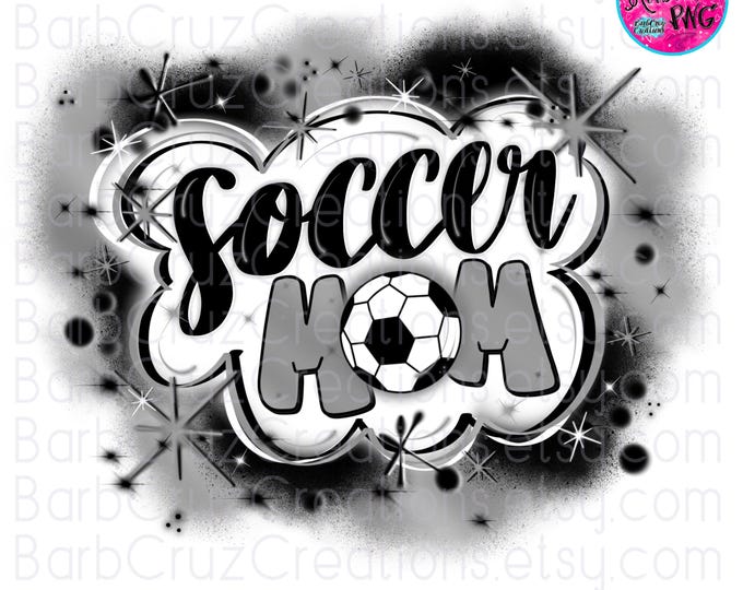 Airbrush png / Soccer / Game Day / Splatter paint / Teams / Sports / Team Spirit / Airbrush / Sublimation Designs / png / gray / black / DTF