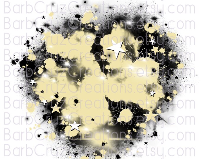 Airbrush, star burst background, light gold, Digital Airbrush, tumblers, png, jpg, sublimation designs, digital airbrush, black, cream, tan