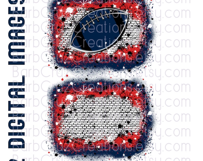 Football, Game Day, Splatter paint designs, Team, Sport, Team Spirit, Airbrush, Sublimation Design, png, jpg, Football Season, blue, red