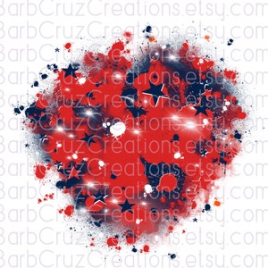 Airbrush, red star burst background, Digital Airbrush, tumblers, png, jpg, sublimation designs, digital airbrush, shirt transfer, blue, red