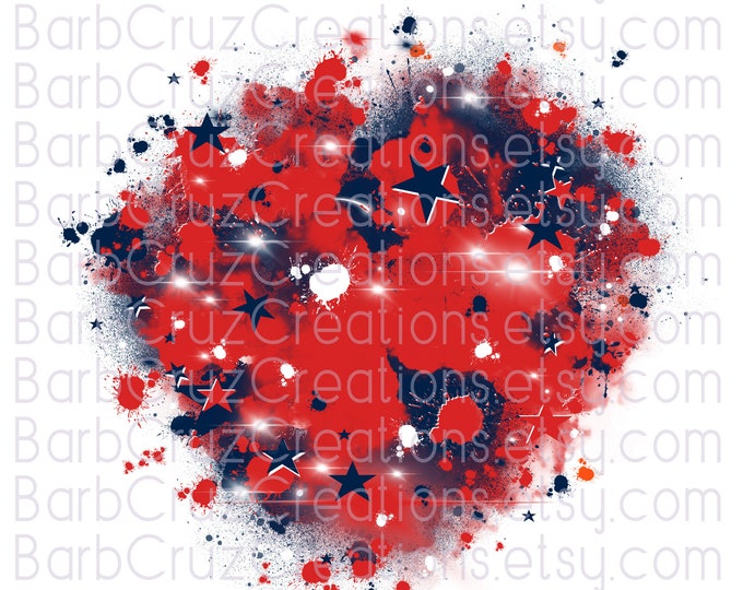 Airbrush, red star burst background, Digital Airbrush, tumblers, png, jpg, sublimation designs, digital airbrush, shirt transfer, blue, red