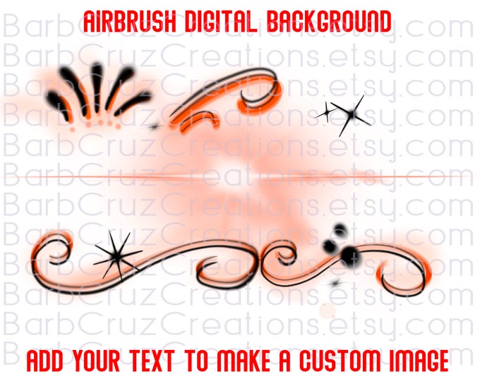 Airbrush Backgrounds, orange png, Clipart, png, sublimation designs, digital downloads, tshirt designs, heat transfers, orange