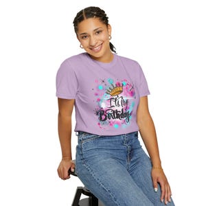 It's My Birthday Shirt, Airbrush Spray Paint comfy t-shirt, Hip Hop Graffiti T-shirt, Fun Party shirt to celebrate any birthday, custom tee