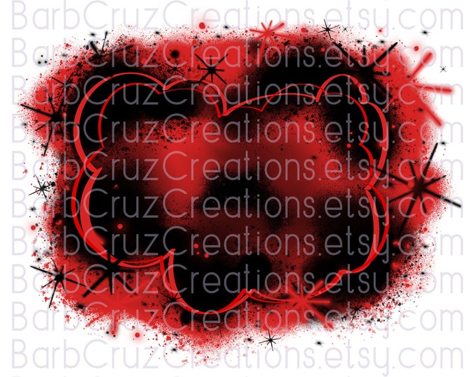 Airbrush Background, Sublimation Designs, Digital Downloads, png, jpg, backdrop, red, black