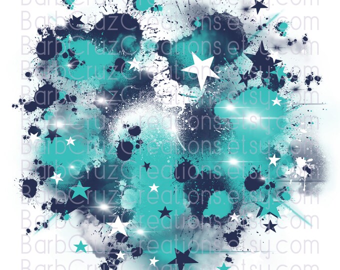 Airbrush, Digital Airbrush, Star bursts, Background, png, jpg, sublimation designs, digital download, digital airbrush, shirt transfer, blue