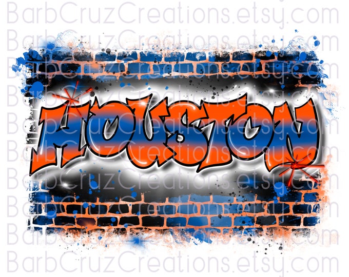 Airbrush, Graffiti, TX, Houston, Sports, png, Baseball, digital download, Houston png, sublimation designs, Houston Sports Shirt, TX, Texas